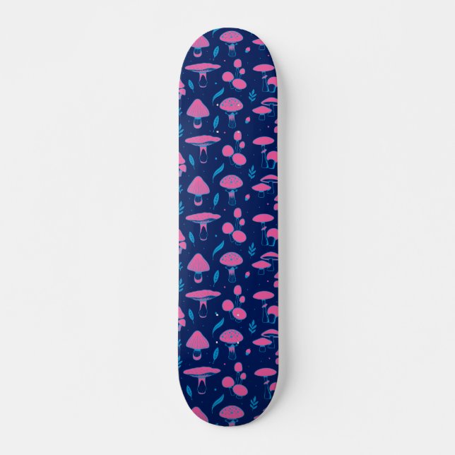 Pilzrosa und blau skateboard (Vorne)