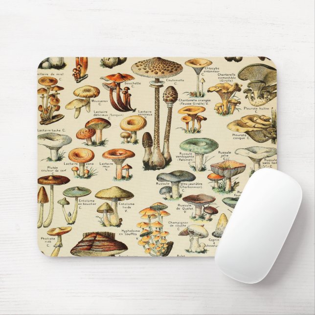 Pilzsammlung Mousepad (Mit Mouse)