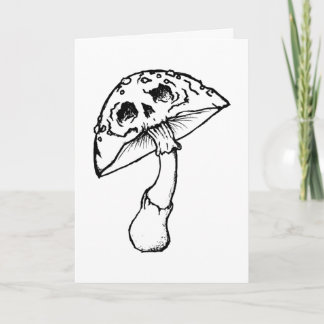 Pilzskull-Notizbuch Karte