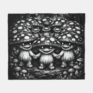 Pilzvolk • Waldkreaturen von BurnsInHell Fleecedecke