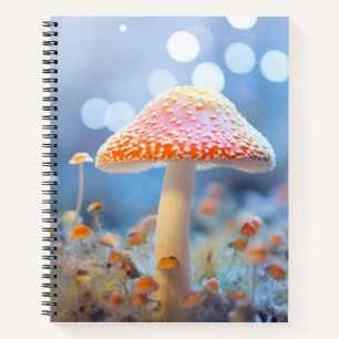 Pilzwald Natur Stille Ruhe Notizbuch