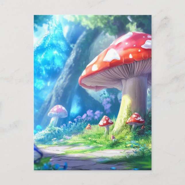 Pilzwald Postkarte (Vorderseite)