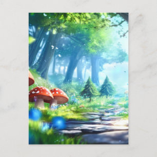 Pilzwald Postkarte