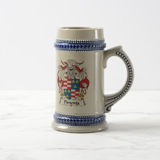 Piment-Familienwappen Bierglas