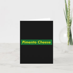Pimento Cheese Sandwich Funny Golf Turnier Golf Karte