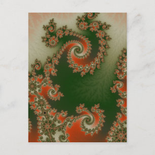 Pimento Olive Doppel-Spiral-Postkarte Postkarte