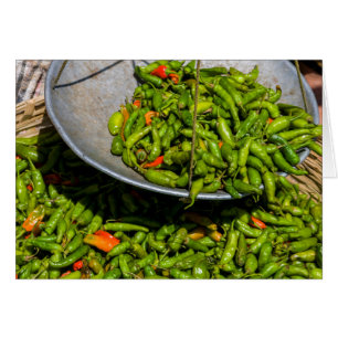 Piments en vente au marché