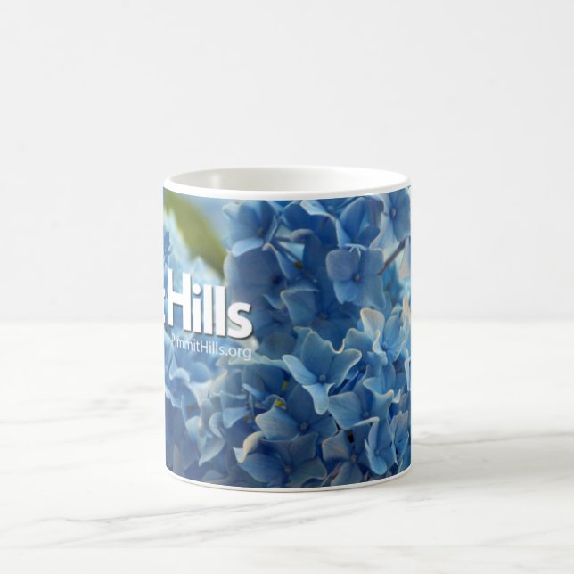 Pimmit Hügel-Garten-Tassen - Hydrangea Kaffeetasse (Mittel)