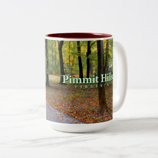 Pimmit Hügel-Park-Weg-Tasse Zweifarbige Tasse