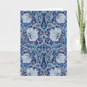 Pimpernel Blau, William Morris Karte