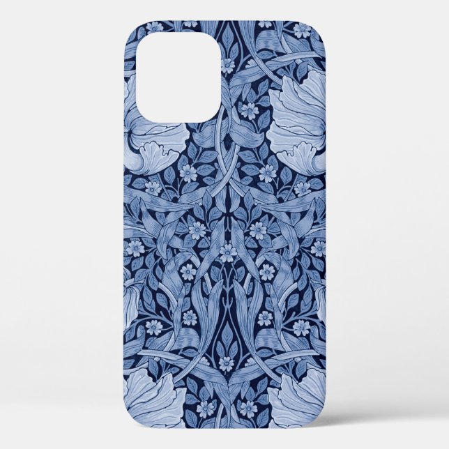 Pimpernel Blue Monotone, William Morris Case-Mate iPhone Hülle (Rückseite)