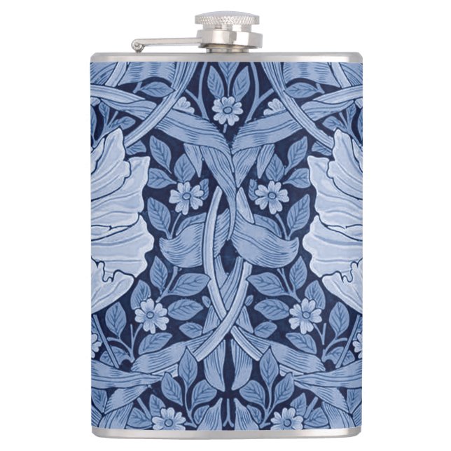 Pimpernel Blue Monotone, William Morris Flachmann (Vorderseite)