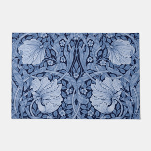 Pimpernel Blue Monotone, William Morris Fußmatte