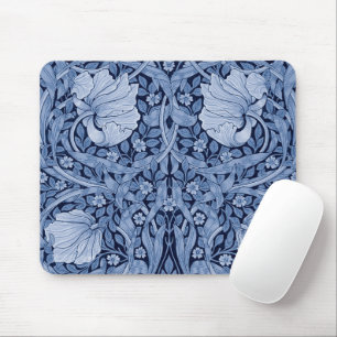 Pimpernel Blue Monotone, William Morris Mousepad