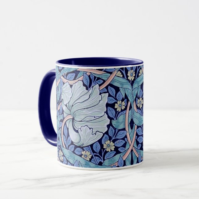 Pimpernel Blue, William Morris Tasse (Vorderseite Links)
