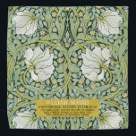 Pimpernel Design von William Morris Halstuch<br><div class="desc">Komplex Blumendesign von William Morris,  Natur inspiriert von Landschaft,  Gärten,  Blume und Pflanze. Klassenelemente</div>