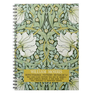 Pimpernel Design von William Morris Notizblock