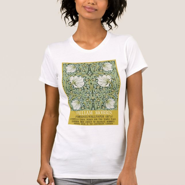 Pimpernel Design von William Morris T-Shirt (Vorderseite)