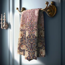 Pimpernel Dusty Rose & Blue William Morris Badhandtuch Set