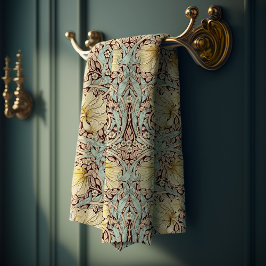 Pimpernel Dusty Rose & Blue William Morris Badhandtuch Set