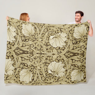 Pimpernel Gold, William Morris Fleecedecke