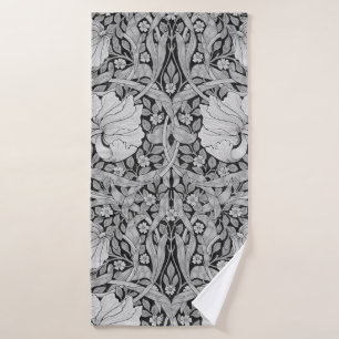 Pimpernel Gray Monotone, William Morris Badehandtuch