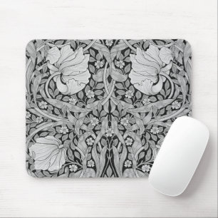 Pimpernel Gray Monotone, William Morris Mousepad
