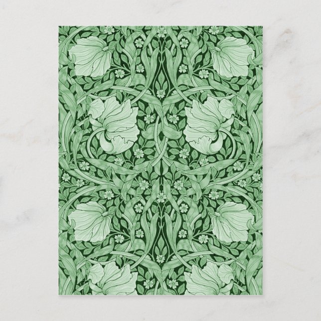 Pimpernel Green, William Morris Postkarte (Vorderseite)