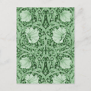Pimpernel Grün, William Morris Postkarte
