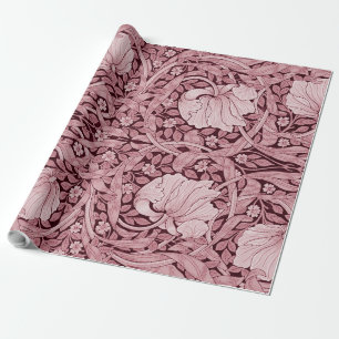 Pimpernel Maroon, William Morris Geschenkpapier