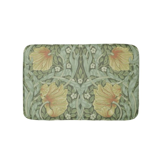 Pimpernel Pattern (von William Morris) Badematte (Vorderseite)