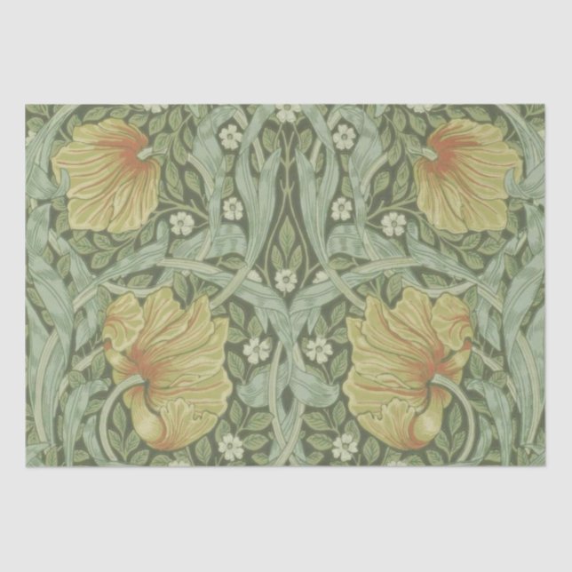 Pimpernel Pattern (von William Morris) Seidenpapier (Vorderseite)