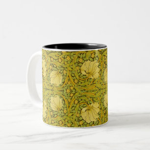 Pimpernel William Morris Muster Vintage Blumenmust Zweifarbige Tasse