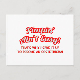 Pimpin' Ain't Easy .. Obstmacherin Postkarte