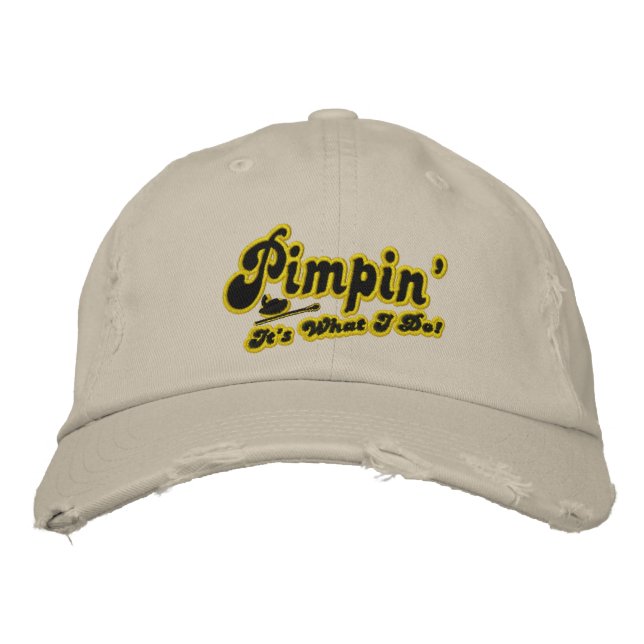 Pimpin' Bestickte Kappe (Vorderseite)