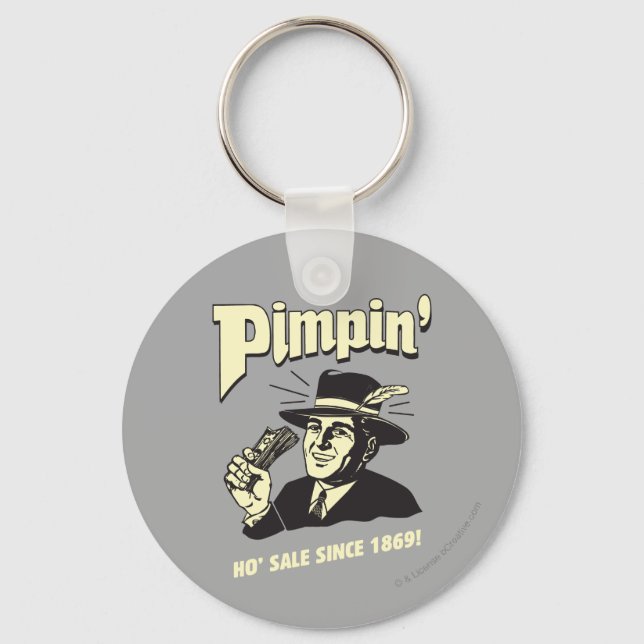 Pimpin' Schlüsselanhänger (Vorderseite)