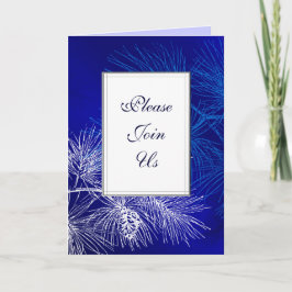 Pin Blanc Bleu Personnalisé Plié Invitation Vacanc