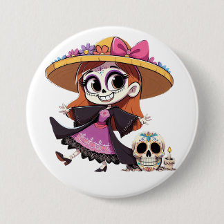 PIN catrina decorativo Button