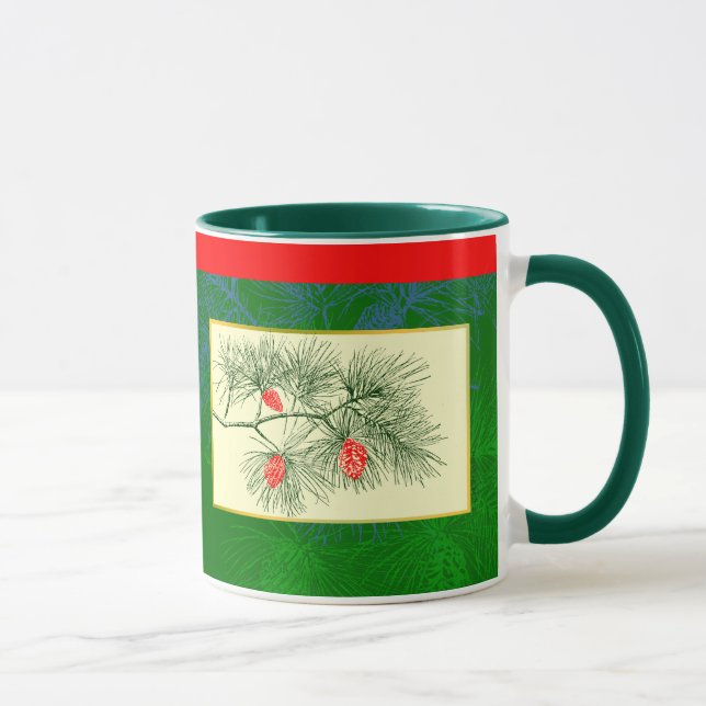 Pin de vacances Vintage Art Café Mug (Droite)