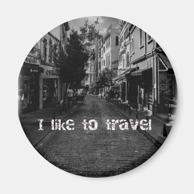 Pin"s I like travel Magnet (Vorne)