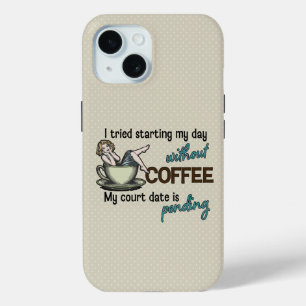 Pin-up-Girl Coffee Sucht Case-Mate iPhone Hülle