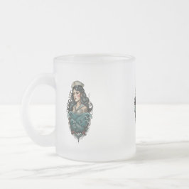 Pin Up Girl Glass Mattglastasse