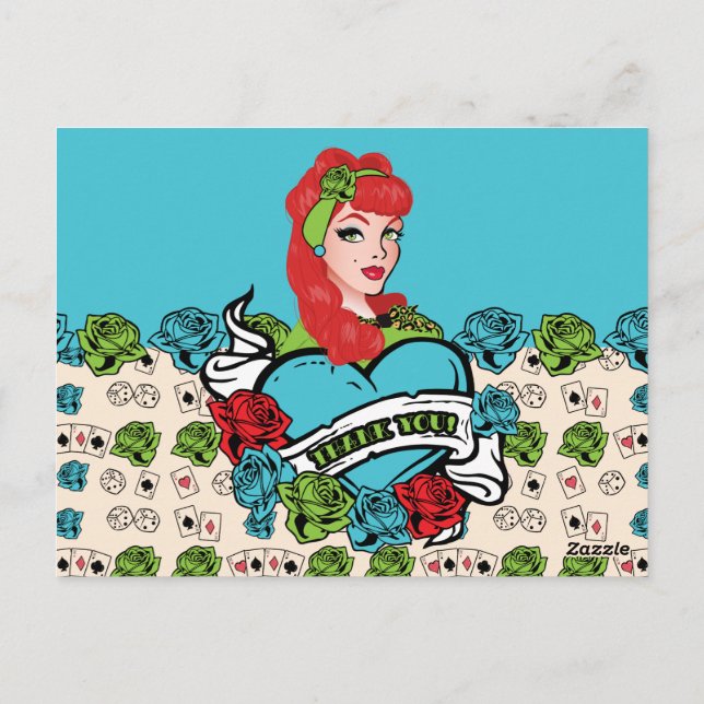 Pin-up Girl, Merci Cartes (Dos)
