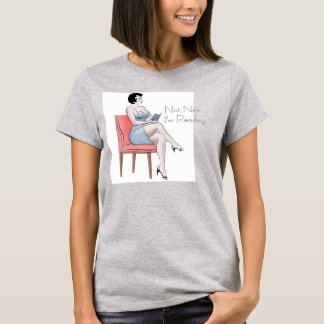 Pin Up Girl Reading, T-shirt femme