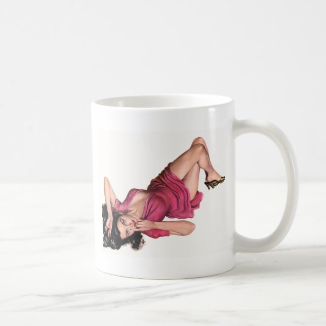 Pin-up Kaffeetasse (Rechts)