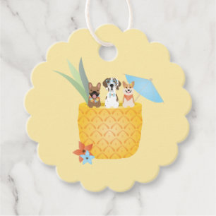 Pina Colada Ananas Hunde Geschenkanhänger