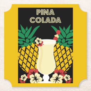 Piña Colada Cocktail Drink Untersetzer