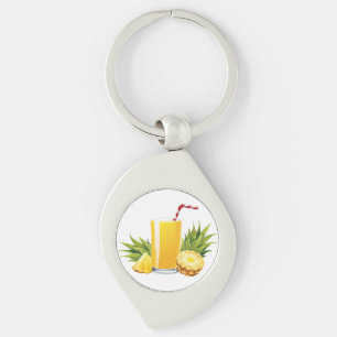 Pina Colada Cocktail Schlüsselanhänger