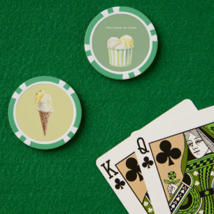 Pina Colada Eiscreme Pokerchips