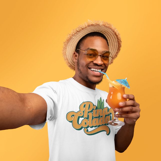 Pina Colada Party Lover Summer Drink Cocktail T-Shirt (Von Creator hochgeladen)